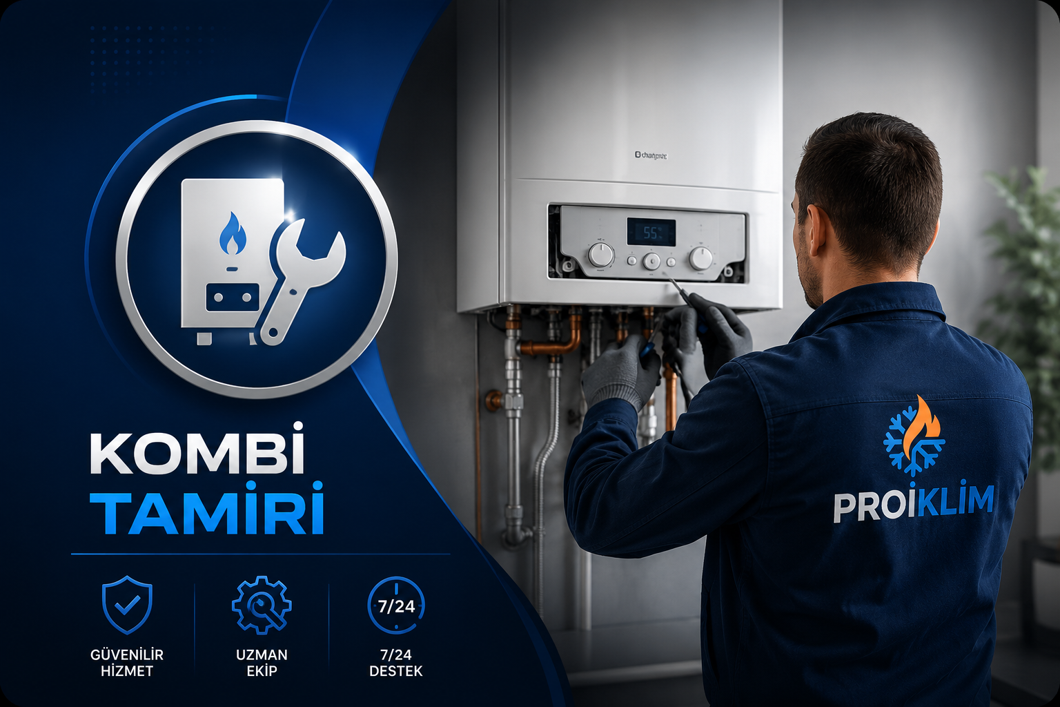 Proiklim kombi tamiri hizmeti