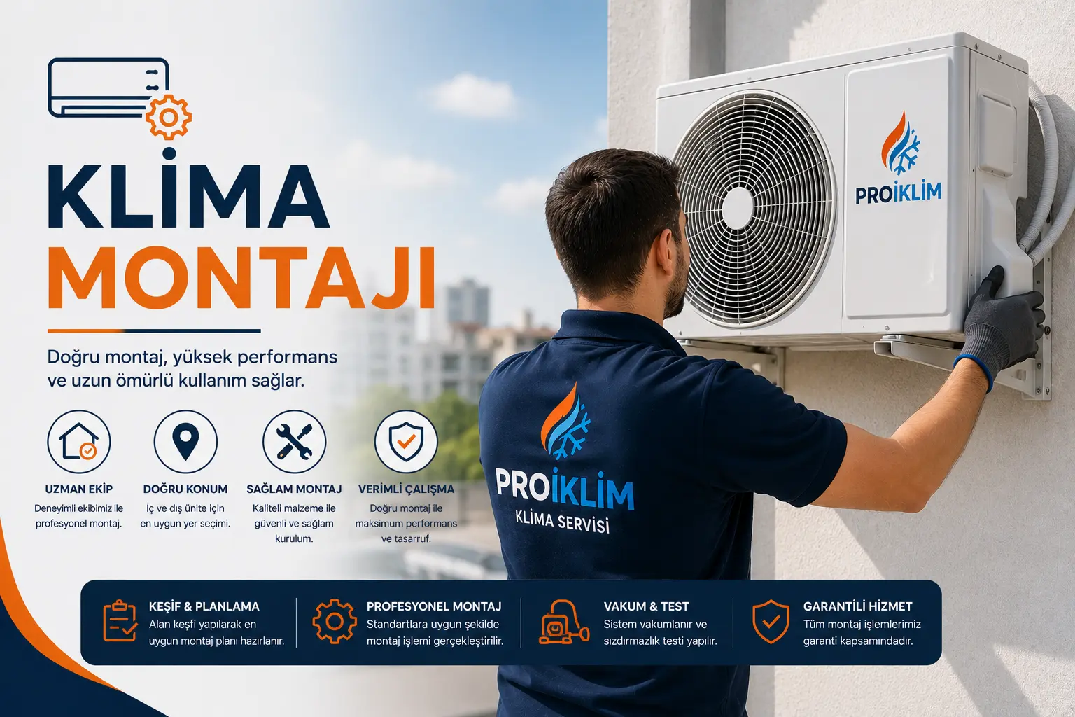 Klima montajında vakumlama neden önemli rehberi